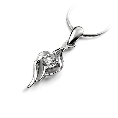 24720- Sterling silver with rhinestoe pendant
