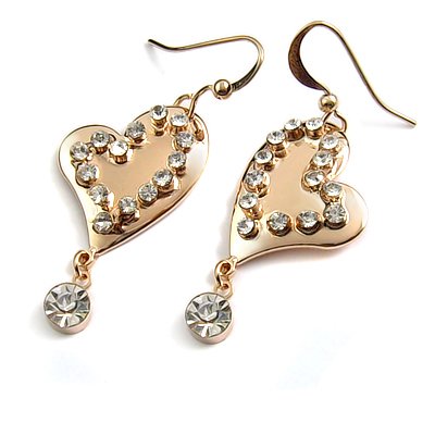 24742-alloy with rhinestoe earring