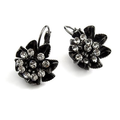24744-alloy with rhinestoe earring