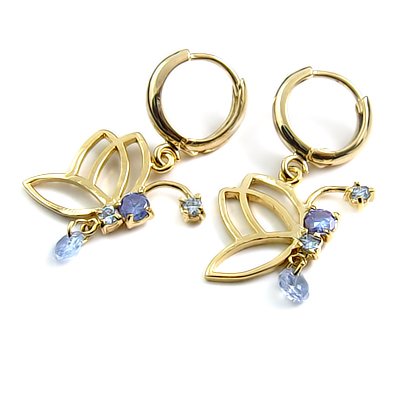 24754-alloy with rhinestoe earring