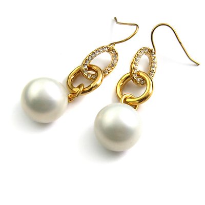 24756-alloy, rhinestoe,artificail gemstone earring