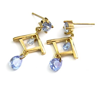 24757-alloy with rhinestoe earring