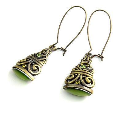 24759-alloy with rhinestoe earring
