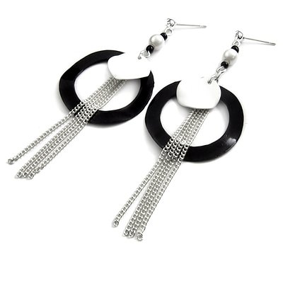 24762-alloy with rhinestoe earring