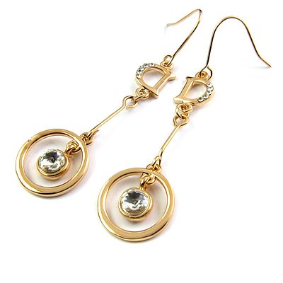 25183-alloy with stone earring
