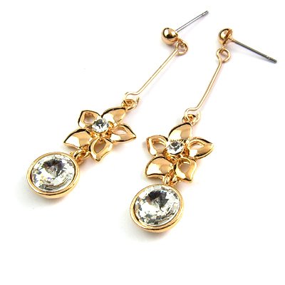25185-alloy with stone earring