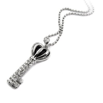 25193-alloy with stone necklace