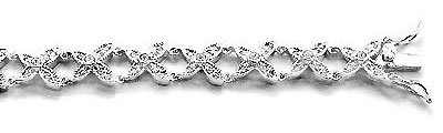 Sterling Silver cubic zirconia Tennis Bracelet