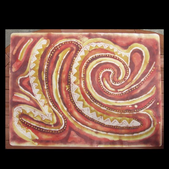 Mola I Floor Cloth or Table Topper
