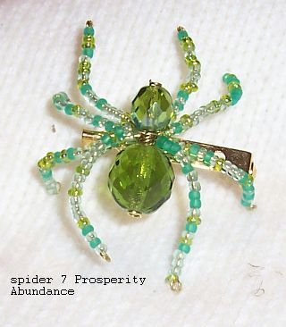 Prosperity abundance Law Of Attraction Spider Pin