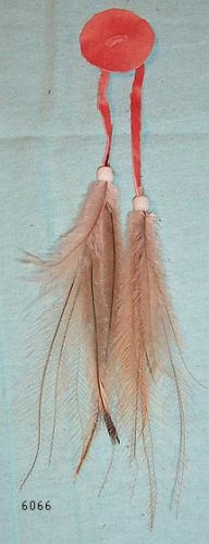 Native American Medicine Woman Shaman Feathers Hair Jewelry Tie
