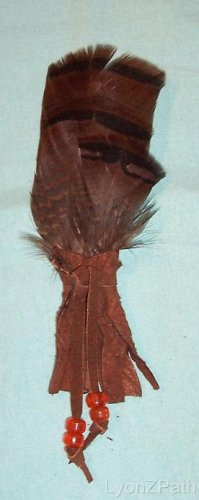 Smudge Fan Turkey Feather Shaman Healing Balance