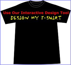 Custom Printed T-shirt - You Design It - Dark Shirt