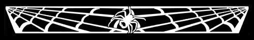 Spider & Web Windshield Decal #WD-001