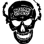Stone Cold Skull Vinyl Window Decal Sticker 6" sku-032