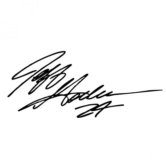 6" Jeff Gordon Signature 24 Vinyl Window Decal Sticker