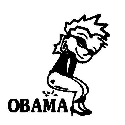 Free piss on obama stickers