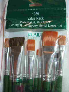 Donna Dewberry One Stroke 1059 Brush Set 10 Brushes