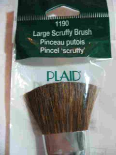 Donna Dewberry One Stroke 1190 Large Scruffy Brush Plaid