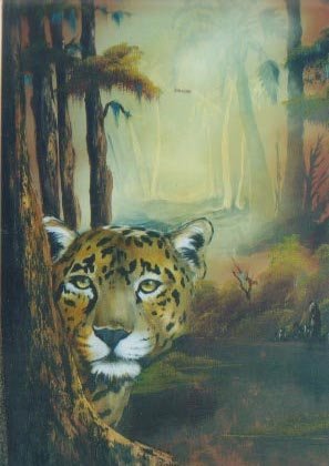 Bob Ross TROPICAL JAGUAR Paint Pattern Packet Bonus Booklet