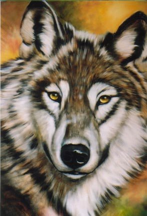 Bob Ross WOLF How-to Paint Pattern Packet Bonus Booklet
