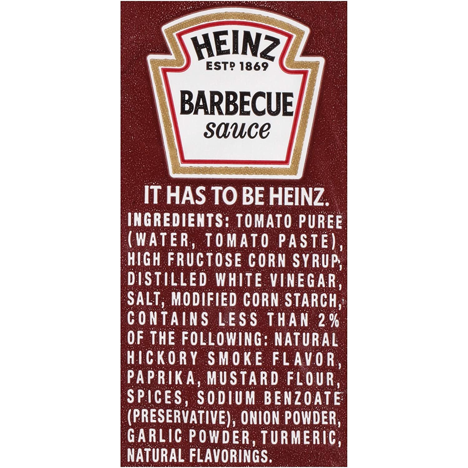 Heinz Single Serve Barbecue Sauce 200 Ct Casepack