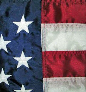 American flag 12" x 18" sewn US Nautical flag THE Flag Company
