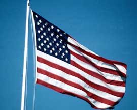 American flag 3 x 5' sewn ToughTex Polyester US flag THE Flag Company