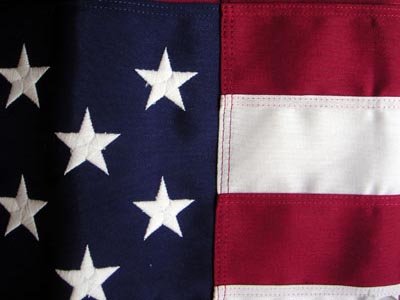 American flag 3 x 5' Heavy Cotton Sewn Residential US flag