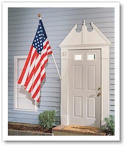 Residential American banner flag 2 1/2 x 4' US flag