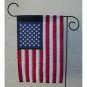 American flag nylon US Garden flag 12 x 18" Sewn July 4th flag