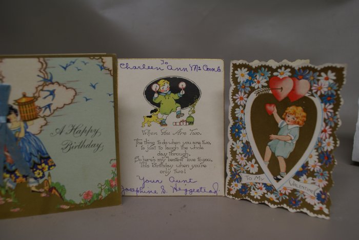 3 Victorian Greeting Cards