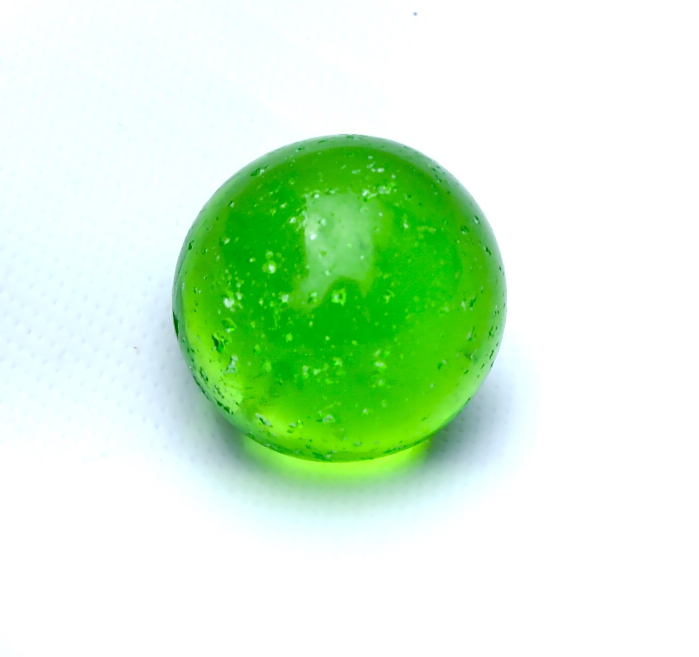 Vintage Akro Agate Lime Green Shooter Marble