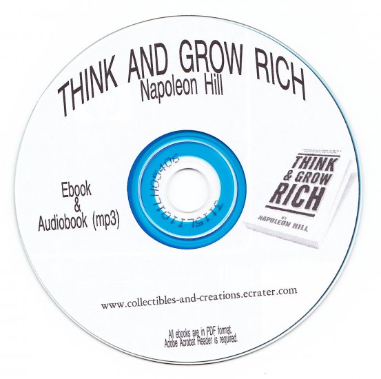 THINK AND GROW RICH ebook AND audiobook (mp3) on cd