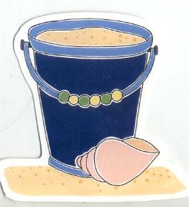 Die Cut - A Day At The Beach - PAIL