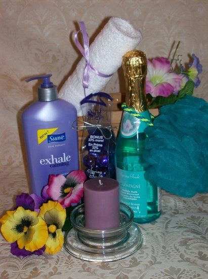 Bubble Bath Basket