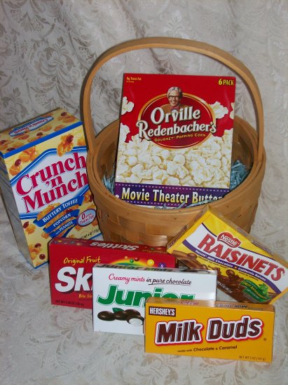 Movie Night Basket