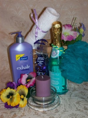 Bubble Bath Basket