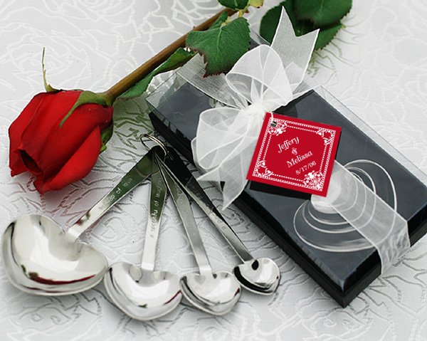 "Love Beyond Measure" Heart Measuring Spoons in Gift Box