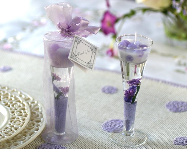 Garden Glass Gel Candle - Lavender