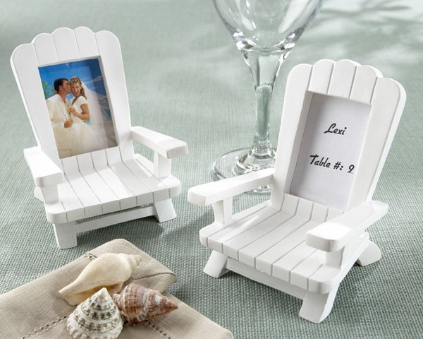 "Beach Memories" Miniature Adirondack Chair Place Card/Photo Frame