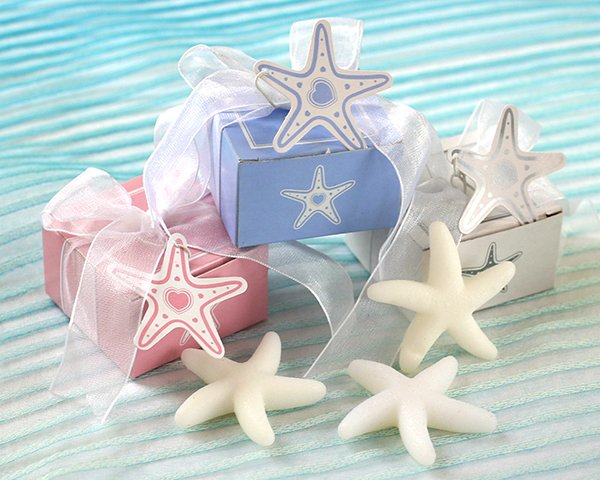 Starfish Soap in Starfish Print Gift Box with Starfish Tag