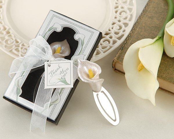 'Remember Romance' Calla lily Bookmark in Gift Box