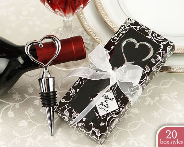 Chrome Heart Bottle Stopper in Personality Box ( 20 styles/colors) (Set of 4)