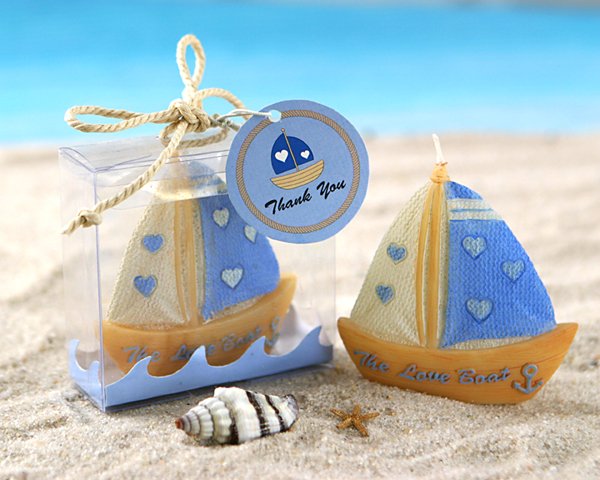 "The Love Boat" Candle in Ocean Wave Gift Box