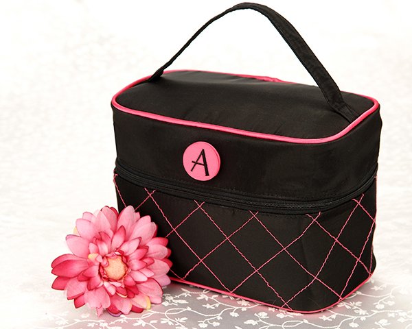 "The Cosmopolitan" Monogrammed Cosmetic Travel Bag