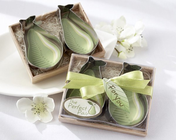 "The Perfect Pair" Cookie Cutters in Wooden Gift Box