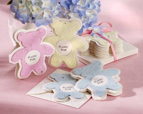 "Bloomin' Bear" Plantable Wildflower Favors (Set of 12)