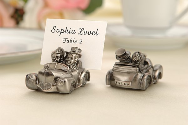 "Love's Journey" Antique Getaway Car Placecard Holders- Set of 4