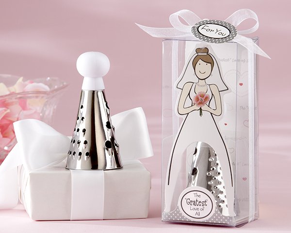 "The 'Gratest' Love of All" Stainless-Steel Cheese Grater in Showcase Gift Box